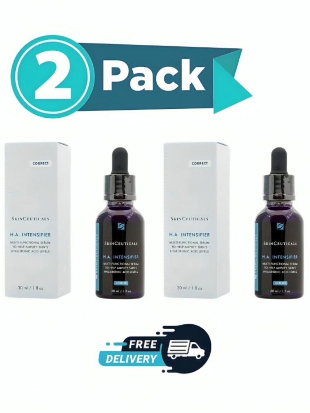 SkinCeuticals H.A. Intensifier Hyaluronic Acid Serum 30ml (1 fl oz) New in Box